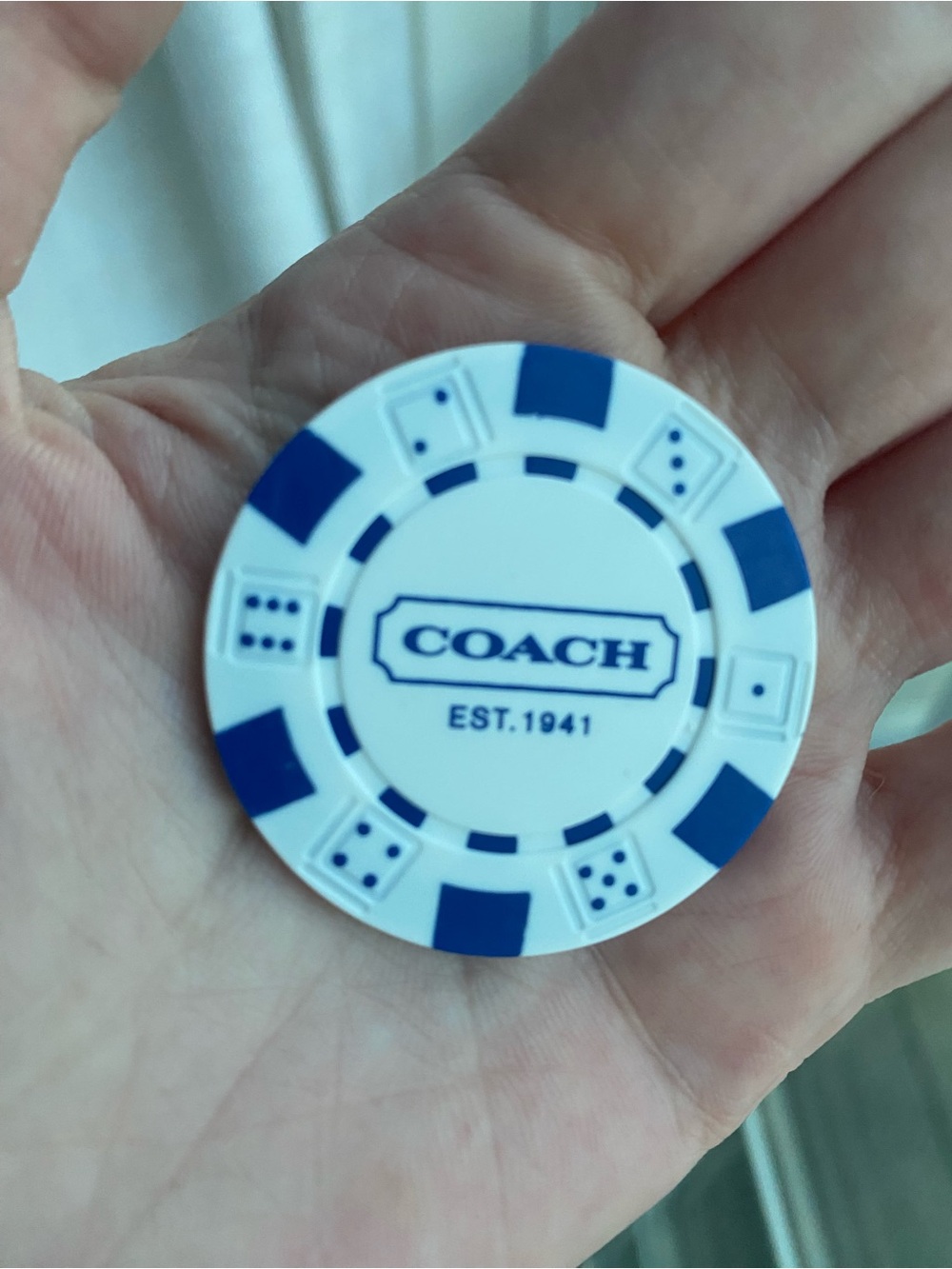 Coach Poker Chip